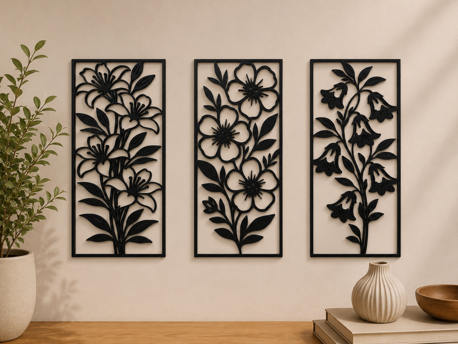 Trio de fleurs